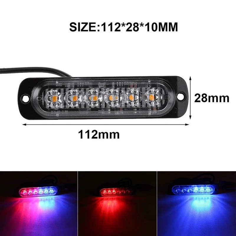 12~24V Red+Blue LED Car Truck Beacon Warning Hazard Flash Strobe Light Lamp Bar High Quality And Durable
12~24V Red+Blue LED Car Truck Beacon Warning Hazard Flash Strobe Light Lamp Bar High Quality And Durable