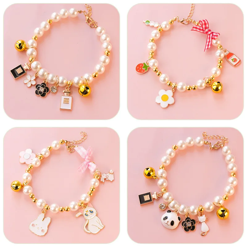 20Types Cute Pearl Cat Dog Necklace Egg/Panda/Flower/Kittens Pendant Adjustable Collar Puppy Photo Accessories 1PCS
20Types Cute Pearl Cat Dog Necklace Egg/Panda/Flower/Kittens Pendant Adjustable Collar Puppy Photo Accessories 1PCS