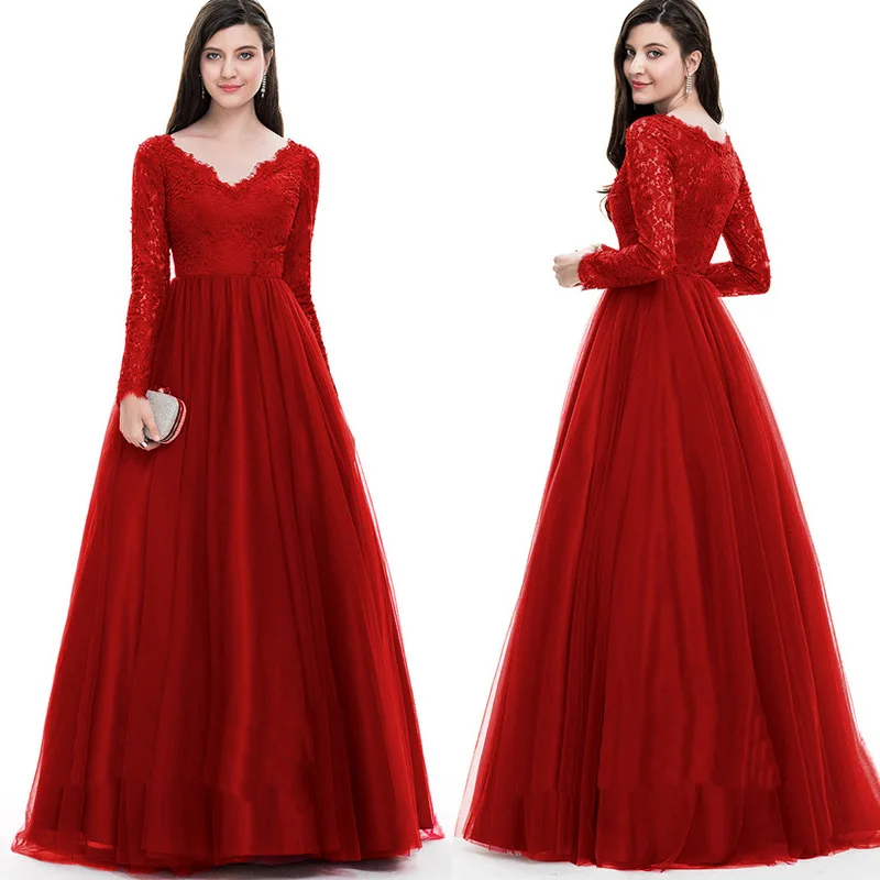 Women's Sexy Long Sleeve Pack Hip Lace Dress Elegant Pencil Skirt Off Shoulder Skinny Knee Dress Festive Party Outfit
Women's Sexy Long Sleeve Pack Hip Lace Dress Elegant Pencil Skirt Off Shoulder Skinny Knee Dress Festive Party Outfit