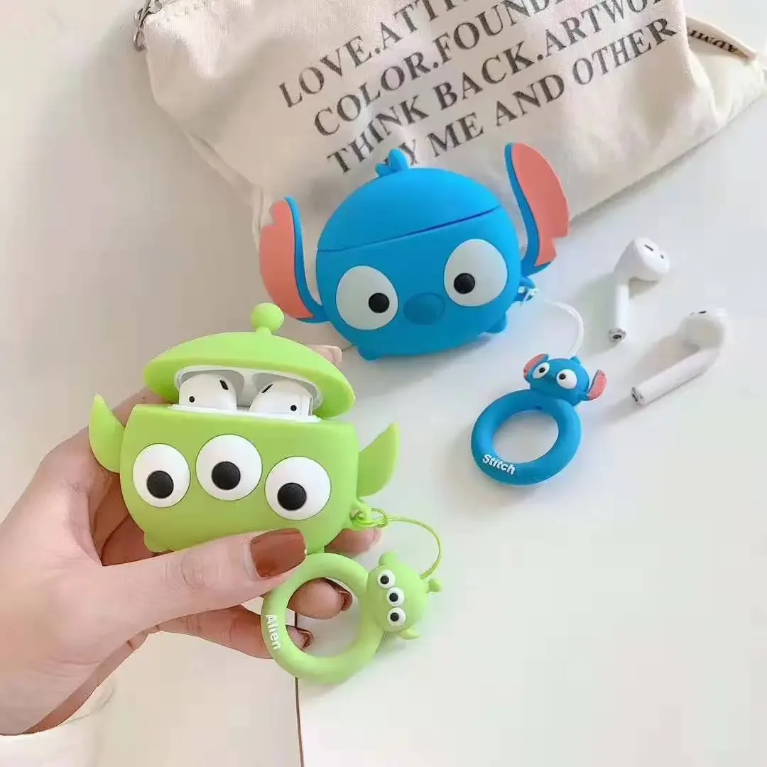 Hot-selling Disney Bluetooth Earphone Case Kawaii Cartoon Stitch Mike Silicone Lashcord Earphone Case for AirPods 1 2 3 Pro
Hot-selling Disney Bluetooth Earphone Case Kawaii Cartoon Stitch Mike Silicone Lashcord Earphone Case for AirPods 1 2 3 Pro