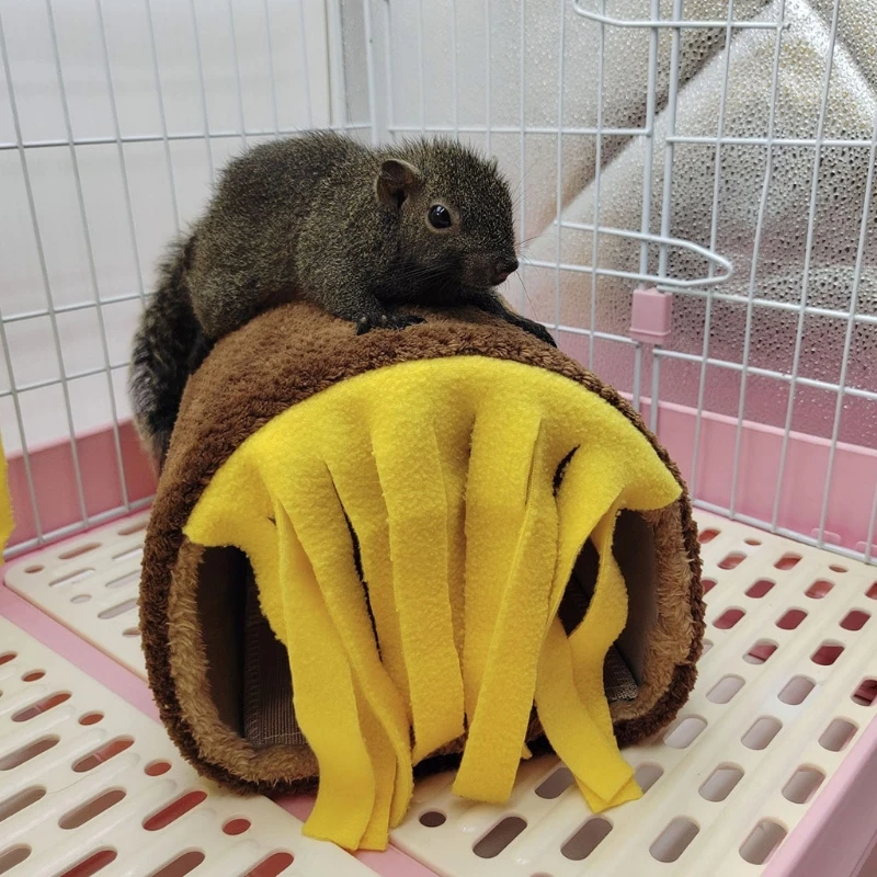 Small Animals Tunnels Cave House Hideout with Curtains 2-Way Play Tube for Hamster Ferret Hedgehog Squirrel Y5GB
Small Animals Tunnels Cave House Hideout with Curtains 2-Way Play Tube for Hamster Ferret Hedgehog Squirrel Y5GB