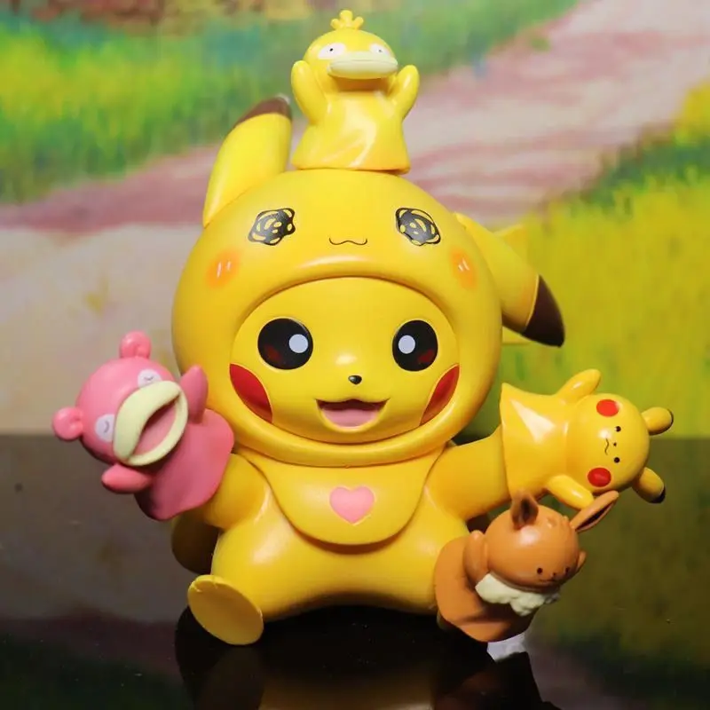 Pokemon Pikachu Anime Kawaii Spoof Metamorphosis Model Figurine Children's Toys Car Decoration Birthday Gift
Pokemon Pikachu Anime Kawaii Spoof Metamorphosis Model Figurine Children's Toys Car Decoration Birthday Gift
