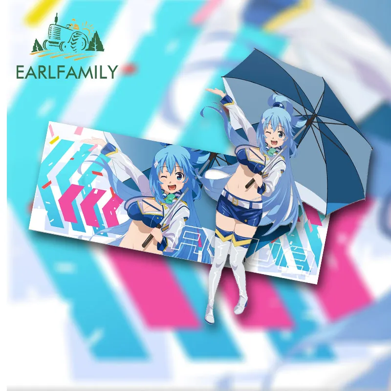 EARLFAMILY 13cm for Konosuba Aqua Car Stickers Fashionable Simple Decals Scratch-Proof Creative Bumper Trunk Decor Car Goods
EARLFAMILY 13cm for Konosuba Aqua Car Stickers Fashionable Simple Decals Scratch-Proof Creative Bumper Trunk Decor Car Goods