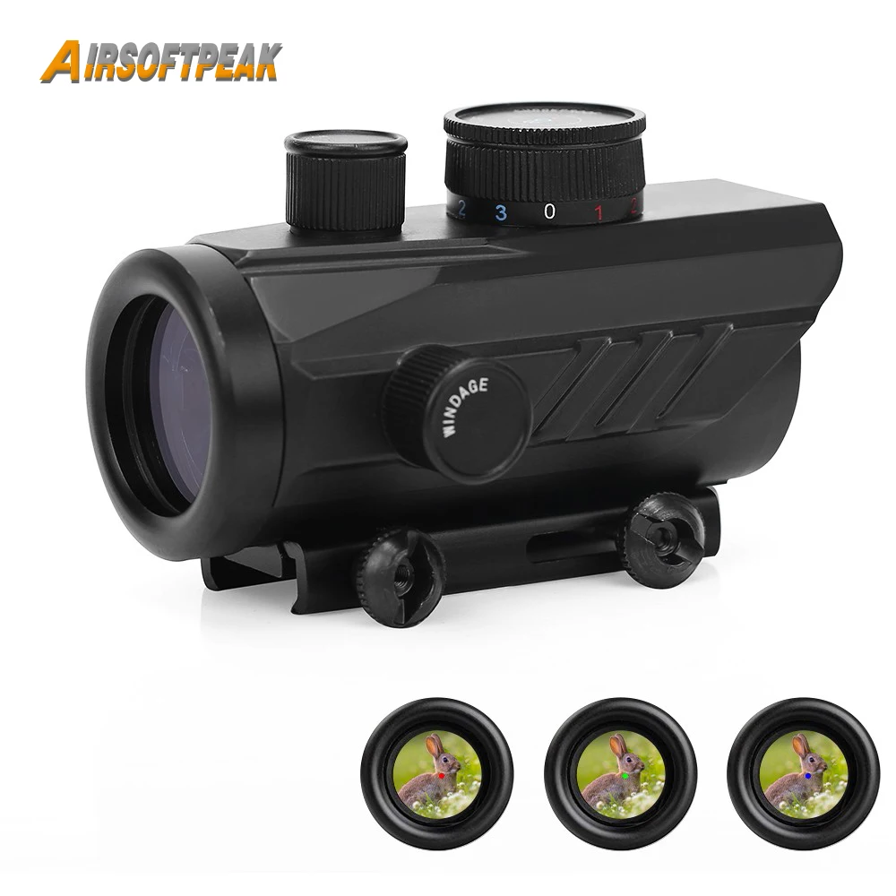 1X30 Red Dot Sight Scope Tactical Riflescope Blue Green Red Dot Collimator Reflex Sight Hunting Scope For 11/20mm Picatinny Rail
1X30 Red Dot Sight Scope Tactical Riflescope Blue Green Red Dot Collimator Reflex Sight Hunting Scope For 11/20mm Picatinny Rail