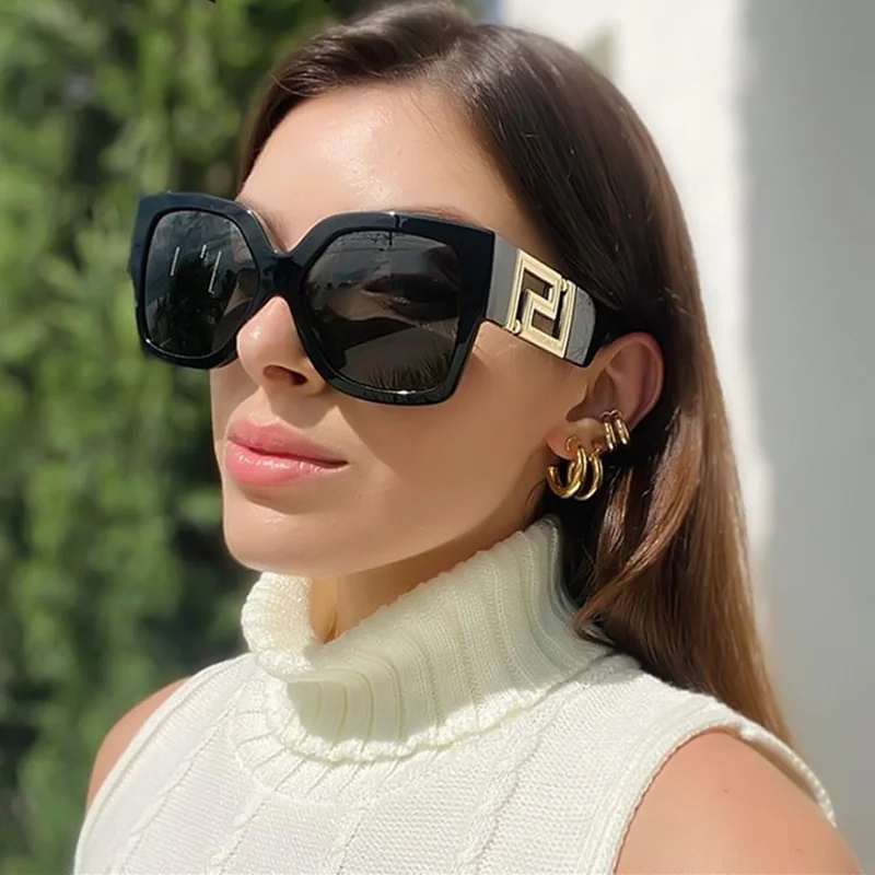 Luxury Leopard Print Sunglasses For Women 2021 New Trendy Black Square Sun Glasses Brand Fashion UV400 Shades Sunglasses 
Luxury Leopard Print Sunglasses For Women 2021 New Trendy Black Square Sun Glasses Brand Fashion UV400 Shades Sunglasses
