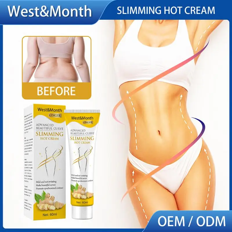 60ml Ginger Slimming Cream Reduce Cellulite Lose Weight Fat Burning Body Slimming Fat Reduction Firm Body Shaping Massage Cream
60ml Ginger Slimming Cream Reduce Cellulite Lose Weight Fat Burning Body Slimming Fat Reduction Firm Body Shaping Massage Cream