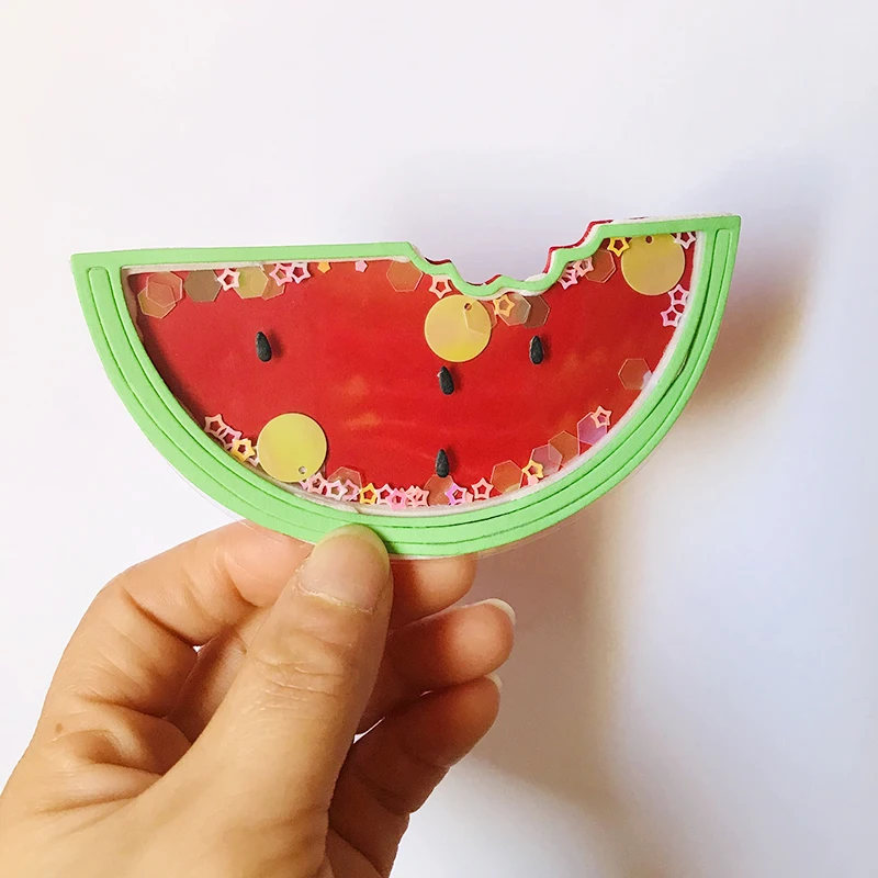 New Watermelon Shaker Metal Cutting Die Mould Scrapbook Decoration Embossed Photo Album Decoration Card Making DIY Handicrafts
New Watermelon Shaker Metal Cutting Die Mould Scrapbook Decoration Embossed Photo Album Decoration Card Making DIY Handicrafts