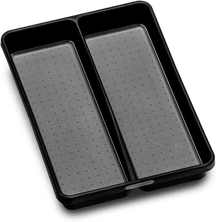 Utensils tray - CARBON COLLECTION 2 compartments, soft lining and non-slip feet and BPA free, small
Utensils tray - CARBON COLLECTION 2 compartments, soft lining and non-slip feet and BPA free, small
