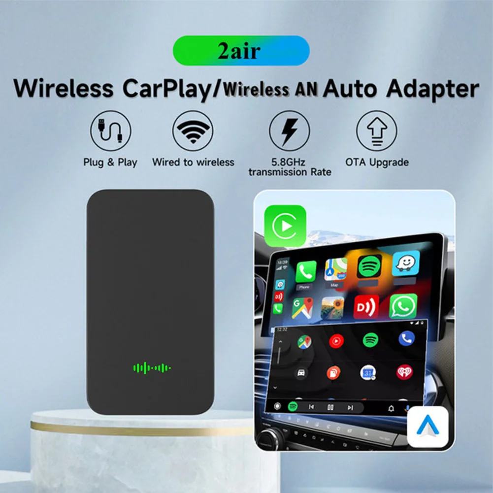 Для Carplay беспроводной адаптер для CarPlay AI Box Android Авто донгл мультимедийный видеоплеер Bluetooth OTA обновление Разделенный экран
Для Carplay беспроводной адаптер для CarPlay AI Box Android Авто донгл мультимедийный видеоплеер Bluetooth OTA обновление Разделенный экран
