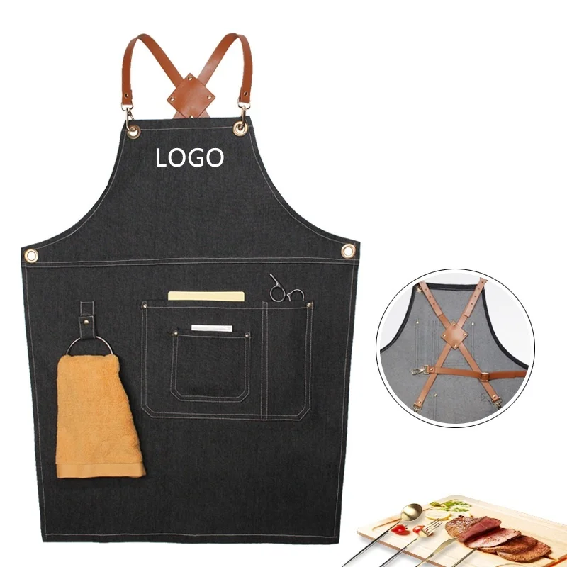 2023 Hot Selling Denim Work Korean Custom Chef s Western Restaurant Kitchen Baking Hanging Leather Apron
2023 Hot Selling Denim Work Korean Custom Chef s Western Restaurant Kitchen Baking Hanging Leather Apron