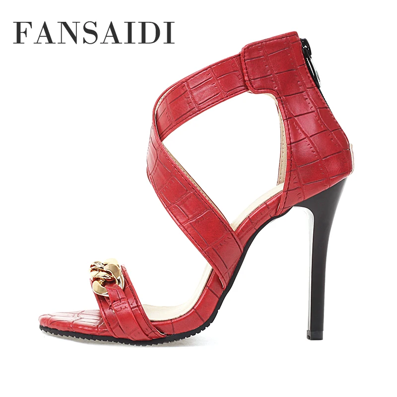 FANSAIDI Red Green Clear Heels Stilettos Heels Sandals Summer Fashion Party Shoes New Narrow Band Sexy 44 45 46 47 48
FANSAIDI Red Green Clear Heels Stilettos Heels Sandals Summer Fashion Party Shoes New Narrow Band Sexy 44 45 46 47 48