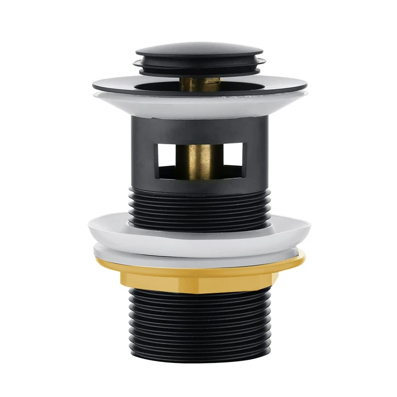 Basin Sink Waste PopUp, Click Clack Sprung Plug with Overflow for Bathroom Sink, Sprung Basin Waste Slotted
Basin Sink Waste PopUp, Click Clack Sprung Plug with Overflow for Bathroom Sink, Sprung Basin Waste Slotted