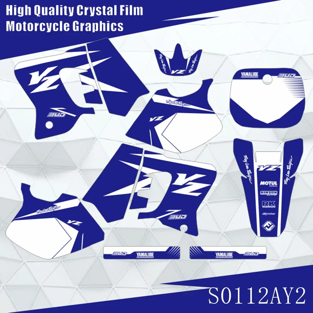 For YAMAHA YZ125 YZ250 YZ 125 YZ 250 1993 1994 1995 Graphics Decals Stickers Motorcycle Background Custom Number Name
For YAMAHA YZ125 YZ250 YZ 125 YZ 250 1993 1994 1995 Graphics Decals Stickers Motorcycle Background Custom Number Name