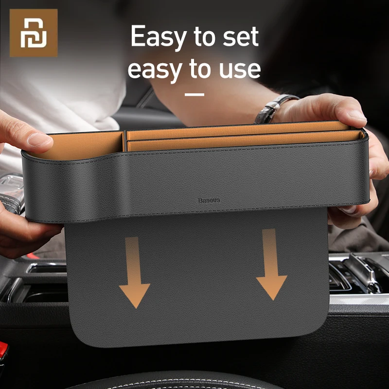 Youpin Baseus Universal Leather Car Organizer Auto Seat Gap Storage Box For Pocket Organizer Wallet Cigarette Keys Phone Holders
Youpin Baseus Universal Leather Car Organizer Auto Seat Gap Storage Box For Pocket Organizer Wallet Cigarette Keys Phone Holders