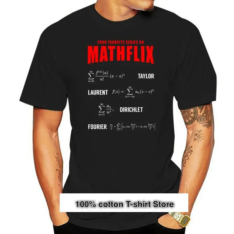 Camiseta 100% хлопок с круглым вырезом для мужчин и женщин, camisa с принтом персонализированный, Mathflix, математика
Camiseta 100% хлопок с круглым вырезом для мужчин и женщин, camisa с принтом персонализированный, Mathflix, математика