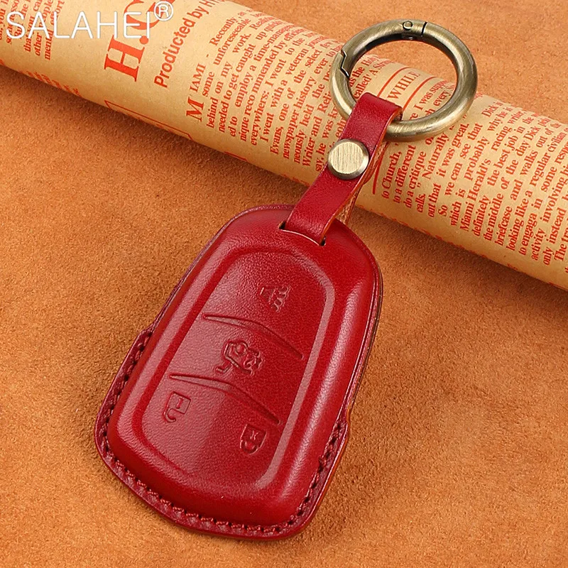New Style Leather Keychain Car Key Case Cover Shell For Cadillac XT5CT5/XT4/XTS/6/CT4/CT6/ATSL Auto Protector Accessories
New Style Leather Keychain Car Key Case Cover Shell For Cadillac XT5CT5/XT4/XTS/6/CT4/CT6/ATSL Auto Protector Accessories
