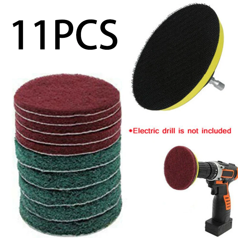 11Pcs/Set Drill Cleaning Brush Kit Scrub Brush Power Tub Cleaner Combo Tool Drill Cleaning Brush Tub Cleaner Combo Tool Kit
11Pcs/Set Drill Cleaning Brush Kit Scrub Brush Power Tub Cleaner Combo Tool Drill Cleaning Brush Tub Cleaner Combo Tool Kit