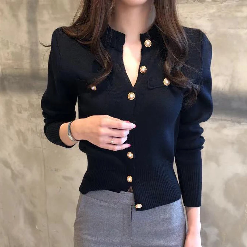 Korean Slim Chic Ladies TopNEW Fashion Women Cardigan Sweater Spring Knitted Long Sleeve Short Coat Casual Single Breasted
Korean Slim Chic Ladies TopNEW Fashion Women Cardigan Sweater Spring Knitted Long Sleeve Short Coat Casual Single Breasted