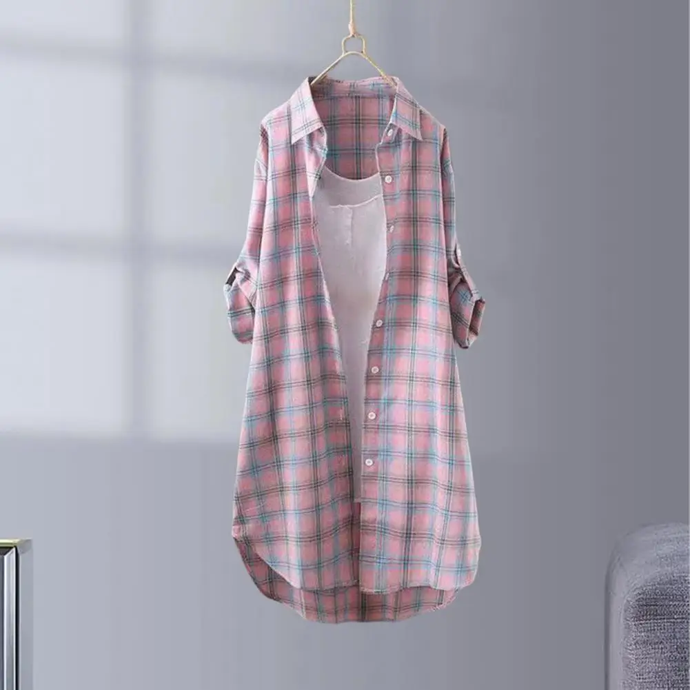 Single-breasted Shrink Resistant Buttons Placket Women Loose Mid-Length Cardigan Shirt Top Shirt Coat Female Clothing
Single-breasted Shrink Resistant Buttons Placket Women Loose Mid-Length Cardigan Shirt Top Shirt Coat Female Clothing