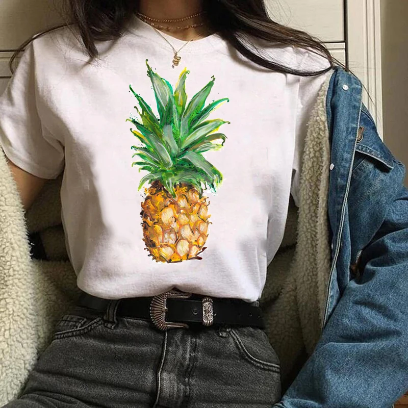 Summer Autumn Tops Clothing Lovely T Shirt Womens T-Shirt Women Lady Tees Print Sweet Cartoon Pineapple Clothes Beach Fruit
Summer Autumn Tops Clothing Lovely T Shirt Womens T-Shirt Women Lady Tees Print Sweet Cartoon Pineapple Clothes Beach Fruit