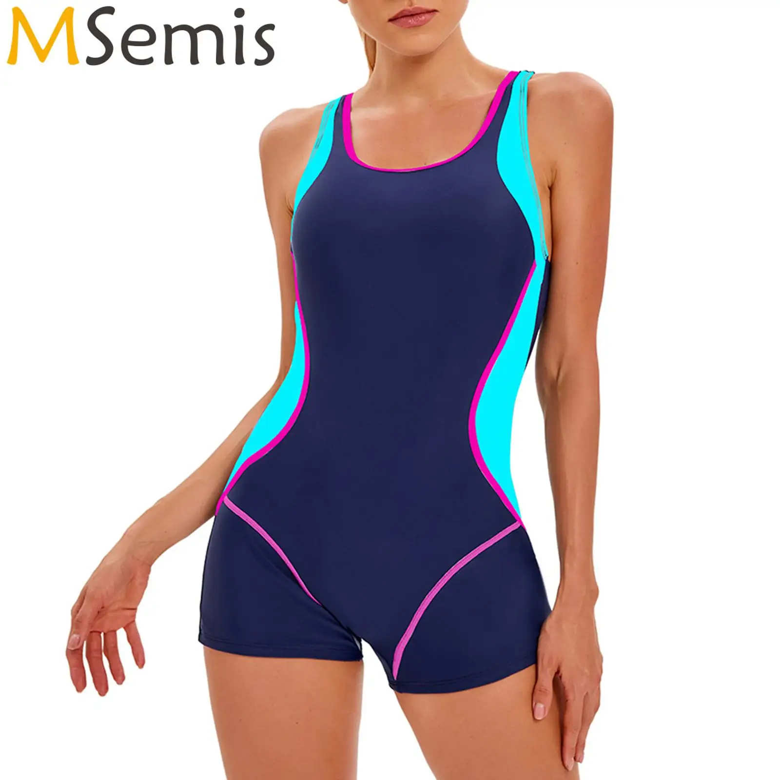 Womens Printed Athletic Swimming Suit One Piece Swimwear Scoop Neck Surfing Diving Swimsuit Cutout Racerback Boyleg Bathing Suit
Womens Printed Athletic Swimming Suit One Piece Swimwear Scoop Neck Surfing Diving Swimsuit Cutout Racerback Boyleg Bathing Suit