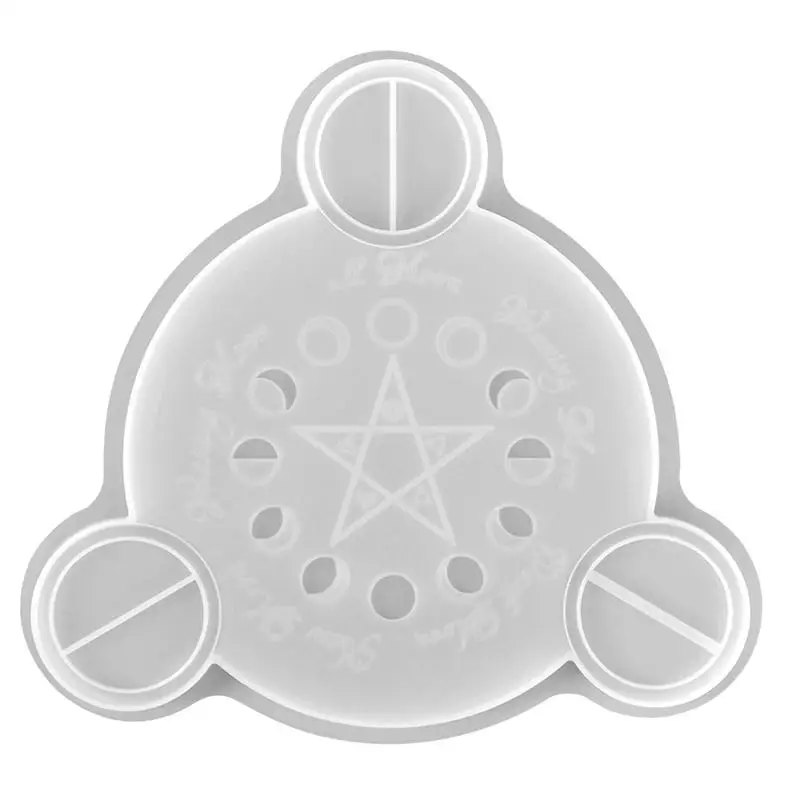 DIY Epoxy Resin Mold Lunar Moon Phase Candle Holder Home Furnishing Table Jewelry Silicone Mold
DIY Epoxy Resin Mold Lunar Moon Phase Candle Holder Home Furnishing Table Jewelry Silicone Mold
