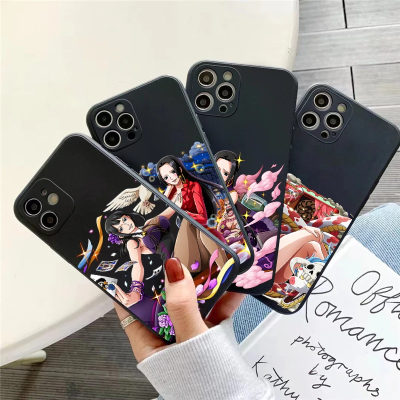 ONE PIECE Anime Phone Case For Funda iPhone 11 12 13 Pro Max Mini X XR XS SE 2020 5 6 7 8 Plus Back Coque Black Liquid Silicon
ONE PIECE Anime Phone Case For Funda iPhone 11 12 13 Pro Max Mini X XR XS SE 2020 5 6 7 8 Plus Back Coque Black Liquid Silicon