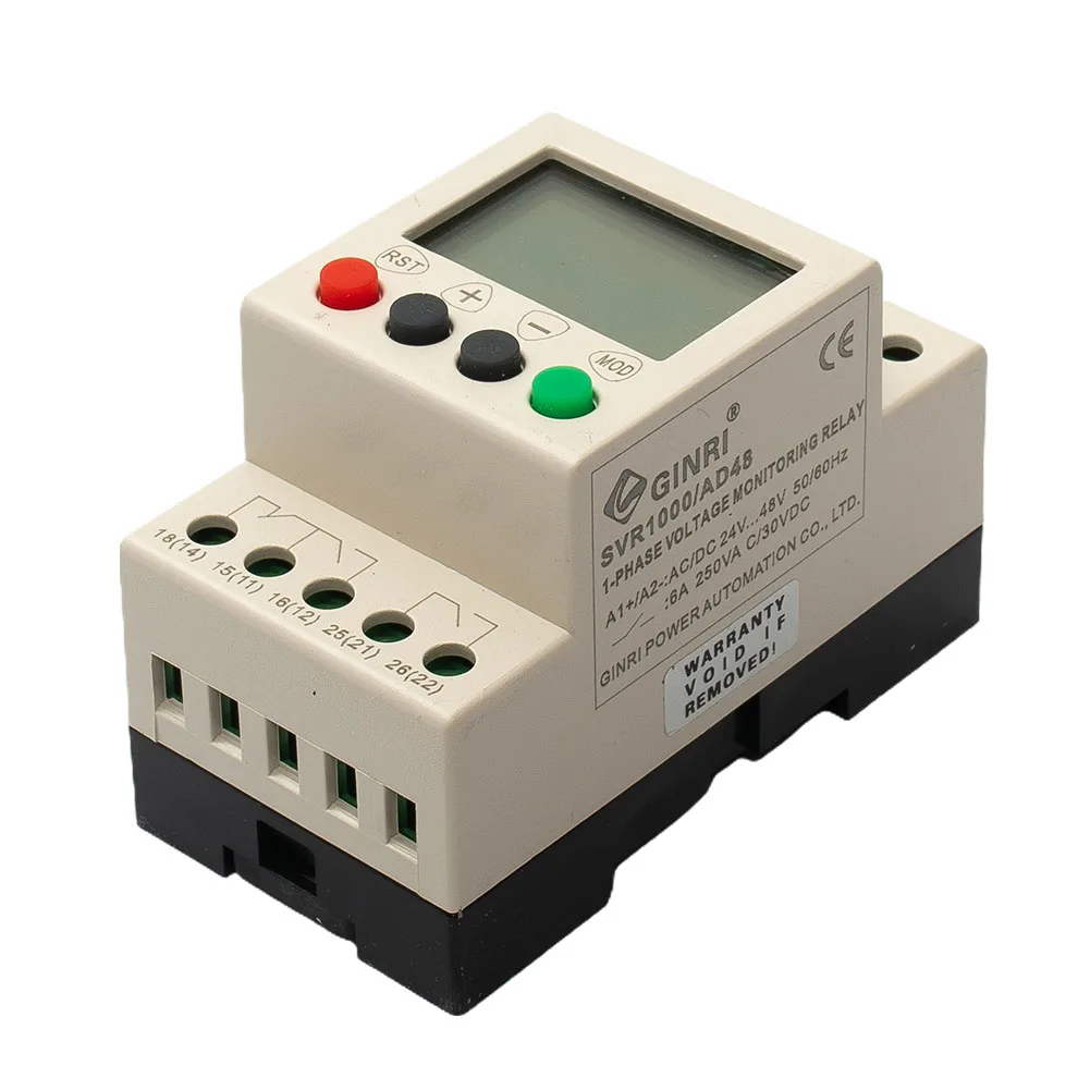 1pcs Under-voltage Relay AC/DC 24V-48V AD48 AD220 Overvoltage Protector Standard Useful Brand New High Quality
1pcs Under-voltage Relay AC/DC 24V-48V AD48 AD220 Overvoltage Protector Standard Useful Brand New High Quality