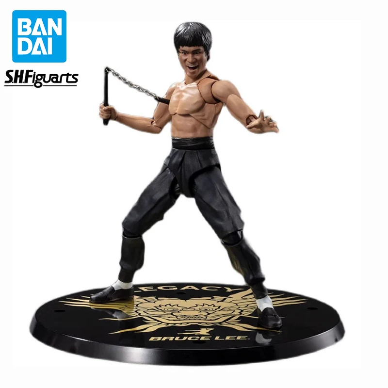 

Original BANDAI SHF Bruce Lee 50th PVC Anime Figure Action Figures Model Toys