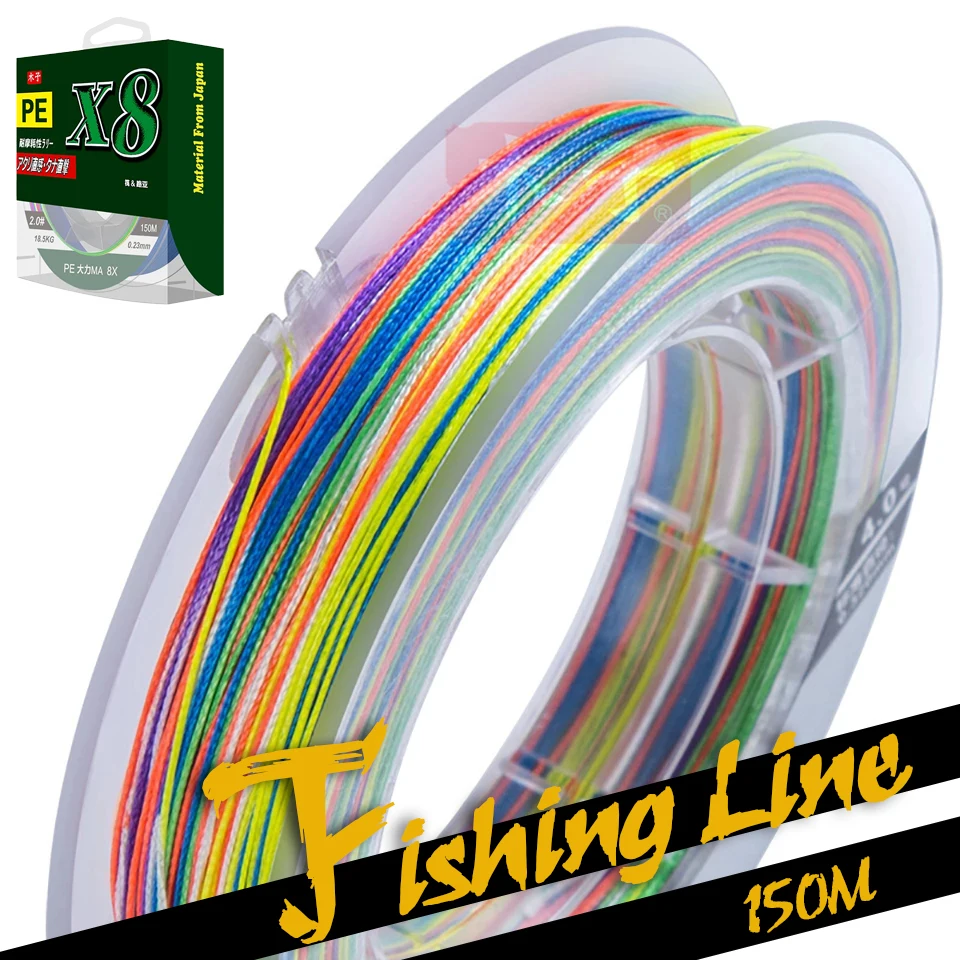 GOBYGO 1PCS 150M Fishing Line 8 Strand PE Fishing Thread Fish Wire Japan Super Strong Wire Multifilament Durable Fishing Line
GOBYGO 1PCS 150M Fishing Line 8 Strand PE Fishing Thread Fish Wire Japan Super Strong Wire Multifilament Durable Fishing Line