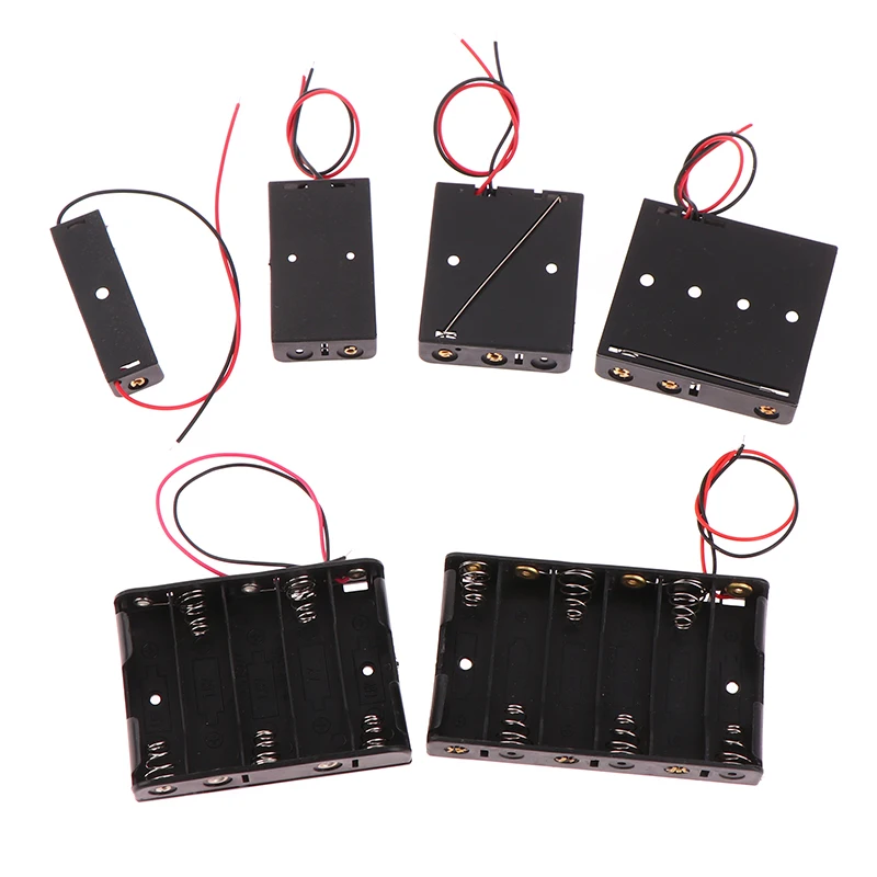 1 2 3 4 5 6 Slots 3V AA Battery Case Box AA LR6 HR6 Battery Holder Storage Case With Lead Wire Bateria Protection Container
1 2 3 4 5 6 Slots 3V AA Battery Case Box AA LR6 HR6 Battery Holder Storage Case With Lead Wire Bateria Protection Container