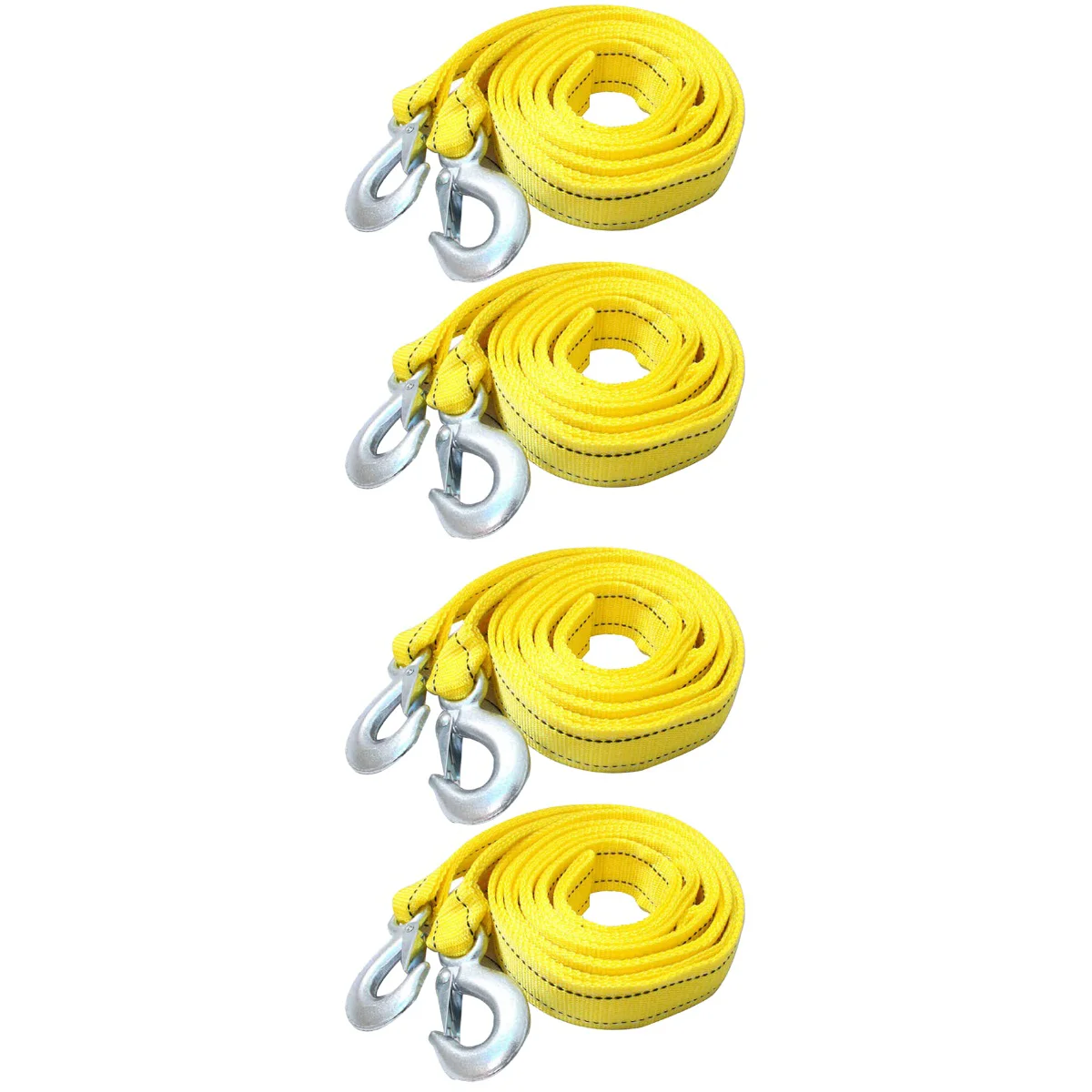 4 pcs Practical and Durable Car Winch Ropes Sturdy Trailer Pulling Ropes (Yellow) 
4 pcs Practical and Durable Car Winch Ropes Sturdy Trailer Pulling Ropes (Yellow)