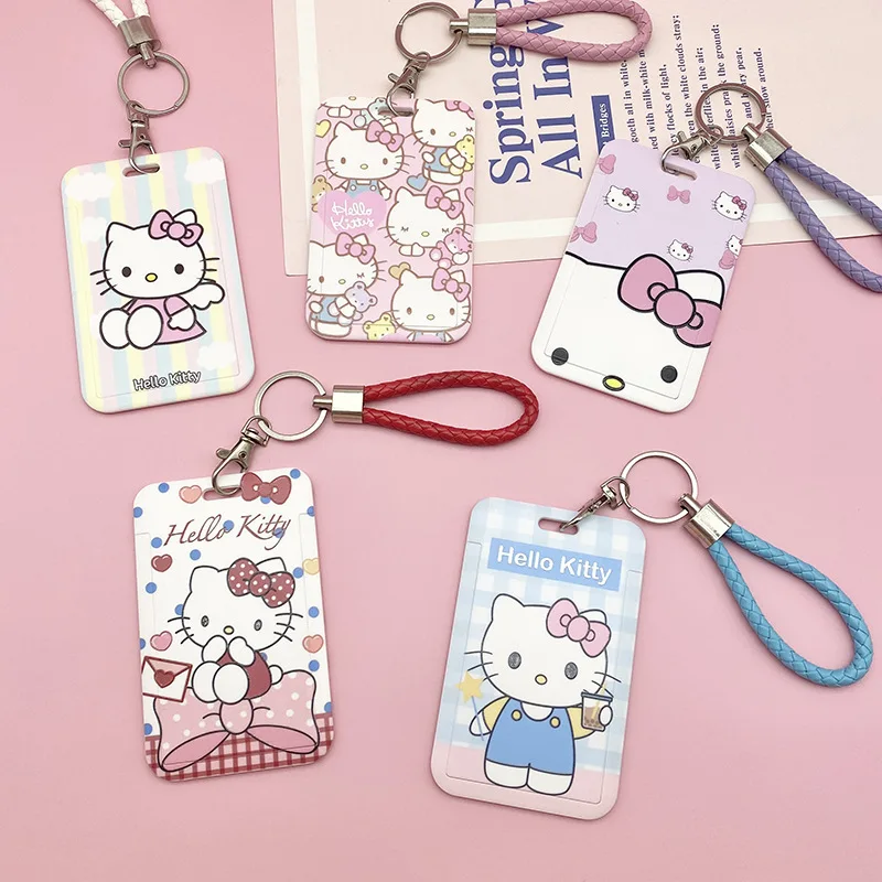 Cute Sanrio Hellokitty Card Set Kt Cat Lanyard Protective Sleeve Student Bus Card Bank Card Children's Meal Card Keychain Gift
Cute Sanrio Hellokitty Card Set Kt Cat Lanyard Protective Sleeve Student Bus Card Bank Card Children's Meal Card Keychain Gift