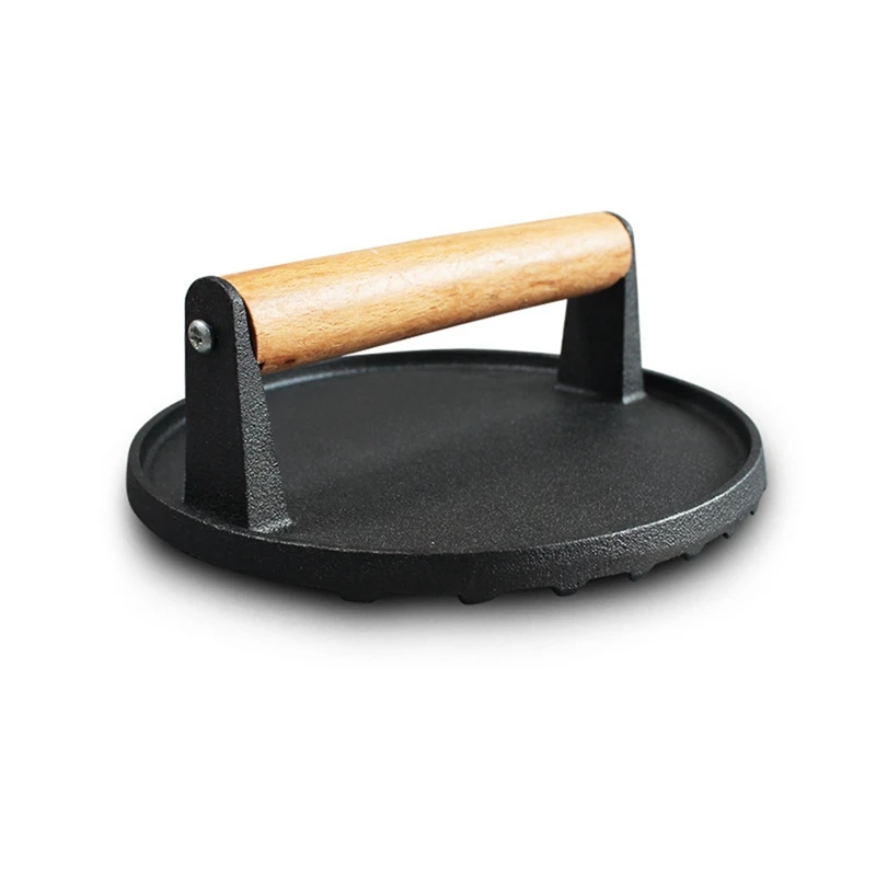 Smash Burger Press - Heavy Duty Hamburger Press W/Heat Resistant Handle - Cast Iron Grill Press, Bacon Press
Smash Burger Press - Heavy Duty Hamburger Press W/Heat Resistant Handle - Cast Iron Grill Press, Bacon Press