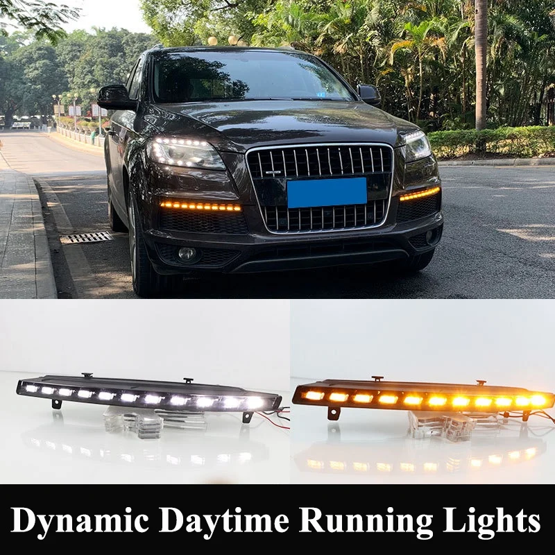 White/Amber Dynamic LED Daytime Running Lights, For- Q7 2010-2015 Waterproof 12V Turn Signal Lamp Fog Lights
White/Amber Dynamic LED Daytime Running Lights, For- Q7 2010-2015 Waterproof 12V Turn Signal Lamp Fog Lights