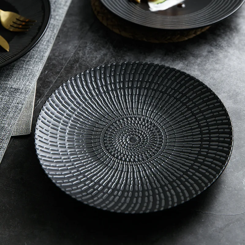 

8,3 10,8 дюймов Керамика черные сапоги в ковбойском тарелка для ресторана для ужина Творческий Стейк Салат пластины простой торт суши блюдо Кухня посуда