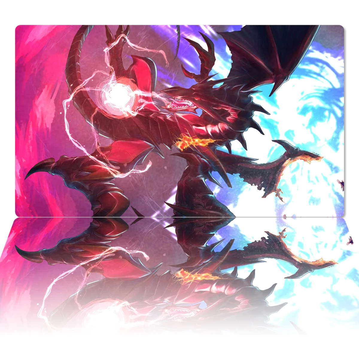 YuGiOh Red-Eyes Black Dragon Playmat TCG CCG Board Game Mat Trading Card Game Mat Anime Mouse Pad Custom Desk Pad Zones Free Bag
YuGiOh Red-Eyes Black Dragon Playmat TCG CCG Board Game Mat Trading Card Game Mat Anime Mouse Pad Custom Desk Pad Zones Free Bag