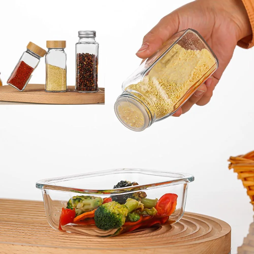 Seasoning Jar Container Spice Bottle Organizer For Kitchen Outdoor Camping Seasoning Container With Bamboo Wood Lid 120ml 
Seasoning Jar Container Spice Bottle Organizer For Kitchen Outdoor Camping Seasoning Container With Bamboo Wood Lid 120ml