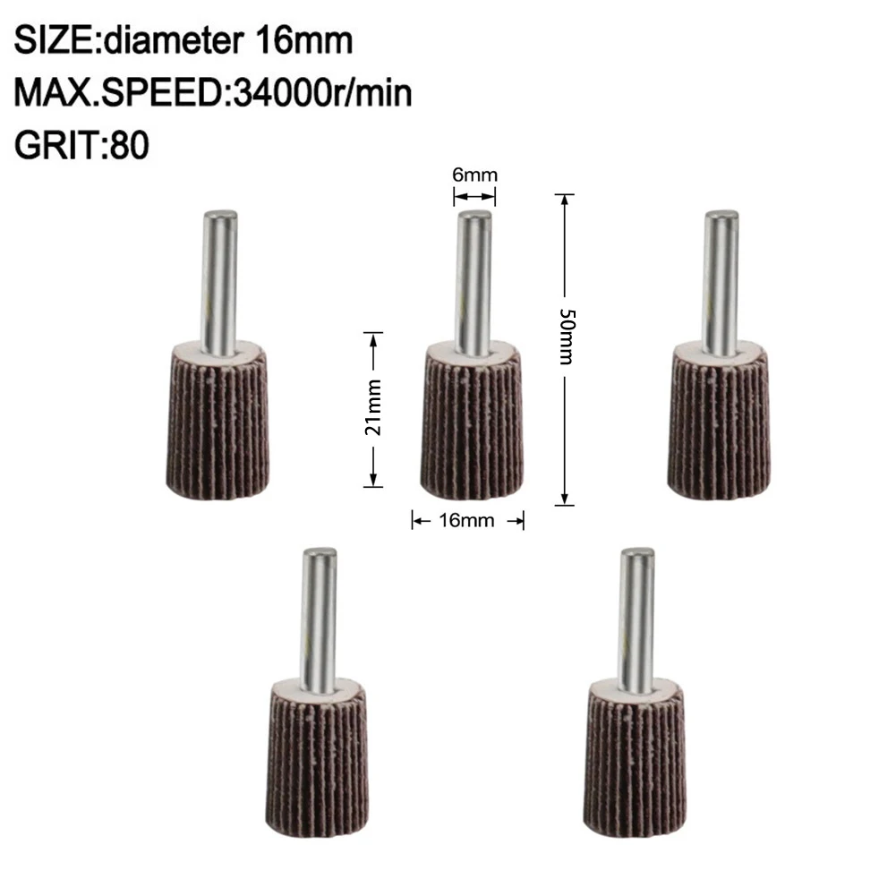 5pcs 16-40mm Diameter 80 Grit Sanding Flap Wheel Disc For Engraving Chamfering Grooving Hollow Polishing Abrasive Tools
5pcs 16-40mm Diameter 80 Grit Sanding Flap Wheel Disc For Engraving Chamfering Grooving Hollow Polishing Abrasive Tools