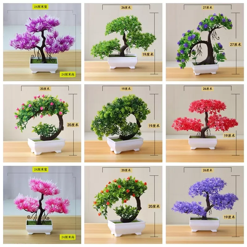 Artificial Guest-Greeting Pine Tree Potted Bonsai Home Garden Balcony Decoration Fake Plants Bonsai Hotel Desktop Ornaments
Artificial Guest-Greeting Pine Tree Potted Bonsai Home Garden Balcony Decoration Fake Plants Bonsai Hotel Desktop Ornaments