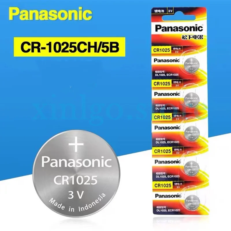 Аккумулятор Panasonic CR1025 с импортной кнопкой, Электронная литиевая батарея 3 в для автомобильных часов с дистанционным управлением, оригинал, 2 ...
Аккумулятор Panasonic CR1025 с импортной кнопкой, Электронная литиевая батарея 3 в для автомобильных часов с дистанционным управлением, оригинал, 2 ...