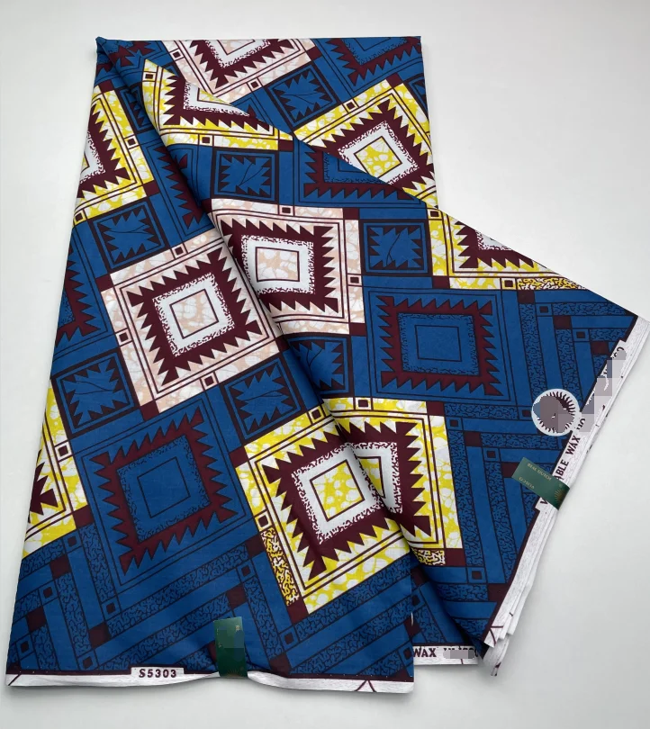 Ankara Fabric African Real Wax Print Fabric 100% Cotton High Quality African Fabric For Wedding Dress Nigeria Style Wax 6 Yards
Ankara Fabric African Real Wax Print Fabric 100% Cotton High Quality African Fabric For Wedding Dress Nigeria Style Wax 6 Yards