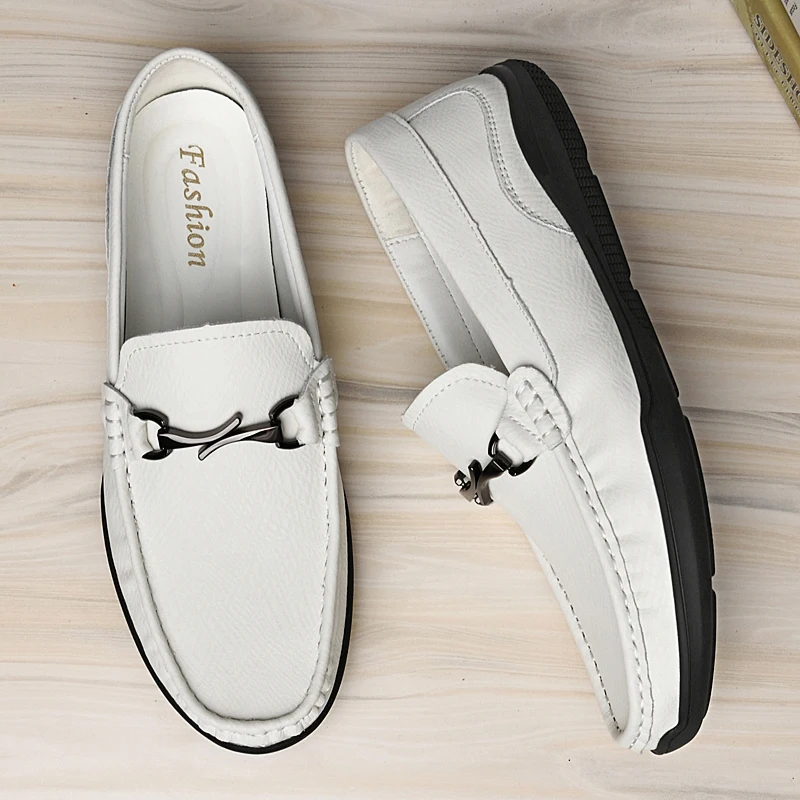 Men Shoes Black White New Fashion Men Shoes Cow Split Leather Men Loafers Moccasins Slip on Men's Flats Male Driving Shoes
Men Shoes Black White New Fashion Men Shoes Cow Split Leather Men Loafers Moccasins Slip on Men's Flats Male Driving Shoes