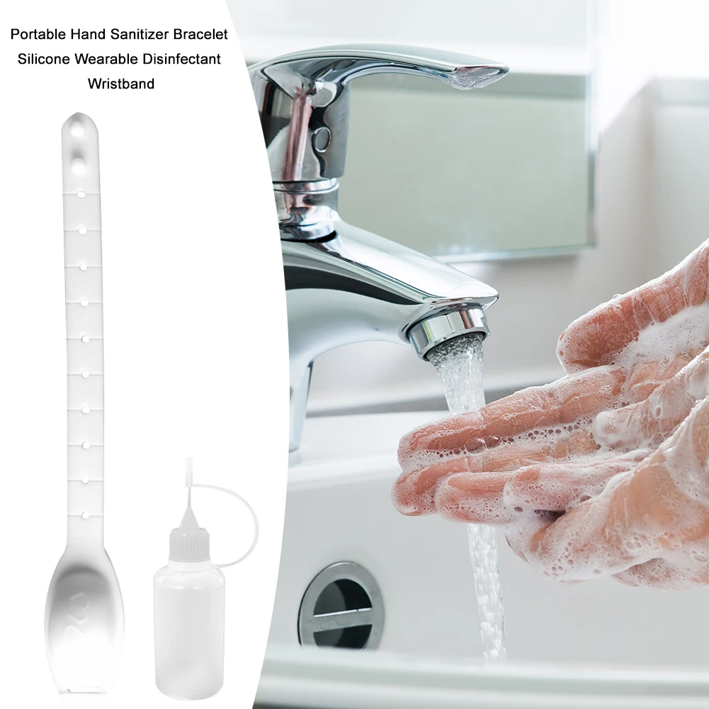 Silicone Washing Fluid Distributor Portable Kids Sanitizer Pump Bracelet Leakproof Soap Alcohol Disinfectant Dispenser
Silicone Washing Fluid Distributor Portable Kids Sanitizer Pump Bracelet Leakproof Soap Alcohol Disinfectant Dispenser