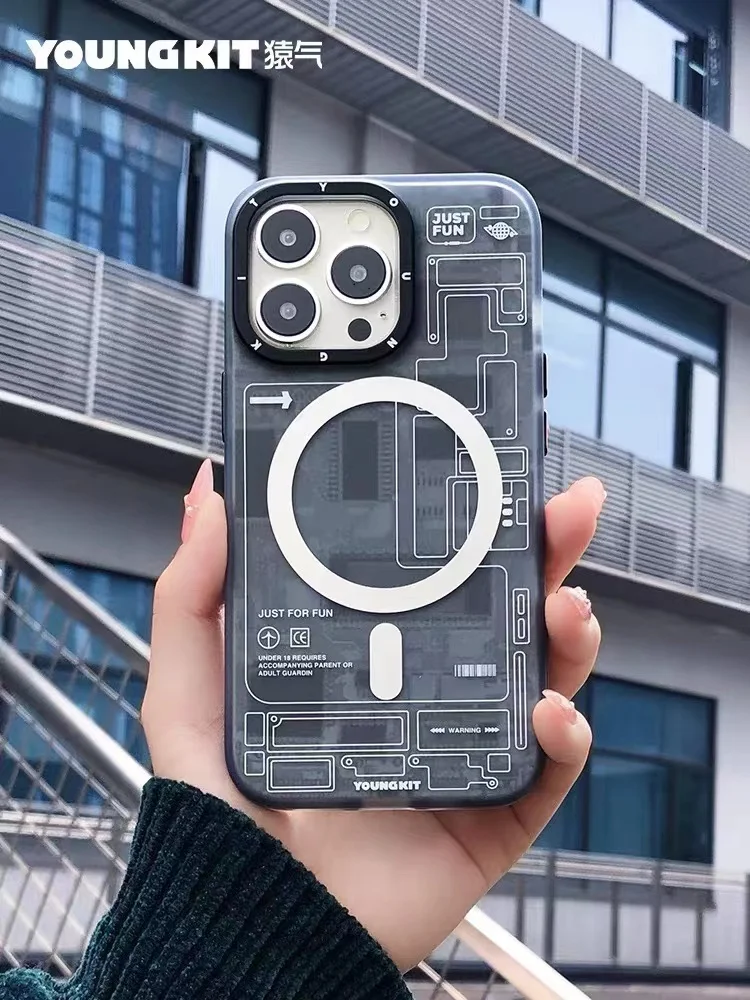 Youngkit матовый чехол для IPhone 13/14 Pro Max цепь корпуса Cyberpunk тренд Magsafe Магнитная Беспроводная зарядка сотовый телефон анти-падение
Youngkit матовый чехол для IPhone 13/14 Pro Max цепь корпуса Cyberpunk тренд Magsafe Магнитная Беспроводная зарядка сотовый телефон анти-падение