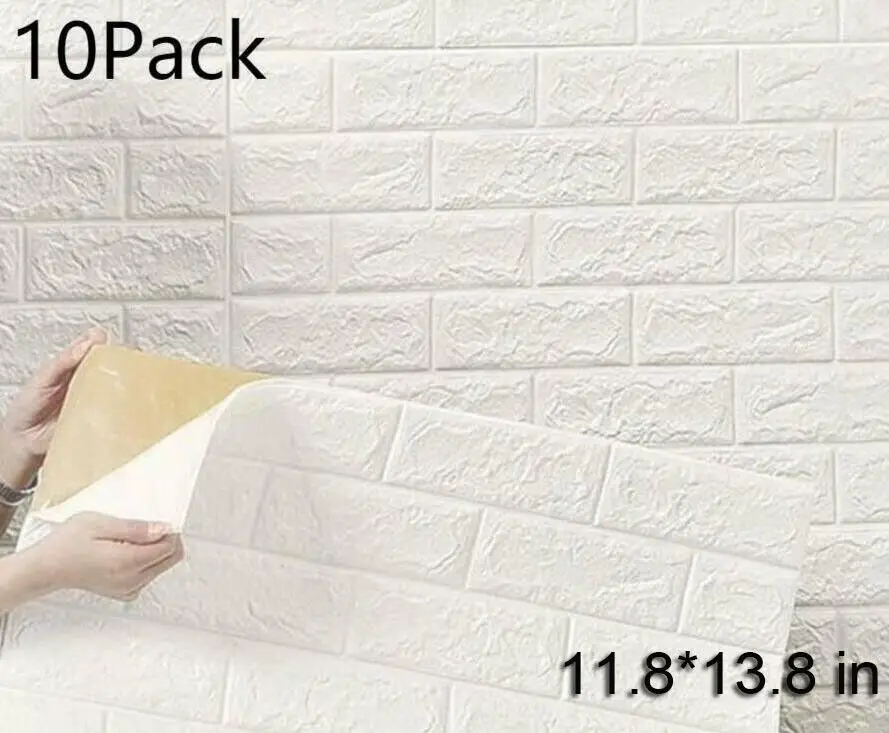 10x 3D плитка кирпичная Настенная Наклейка самоклеящаяся Водонепроницаемая XPE пенопластовая панель обоев
10x 3D плитка кирпичная Настенная Наклейка самоклеящаяся Водонепроницаемая XPE пенопластовая панель обоев