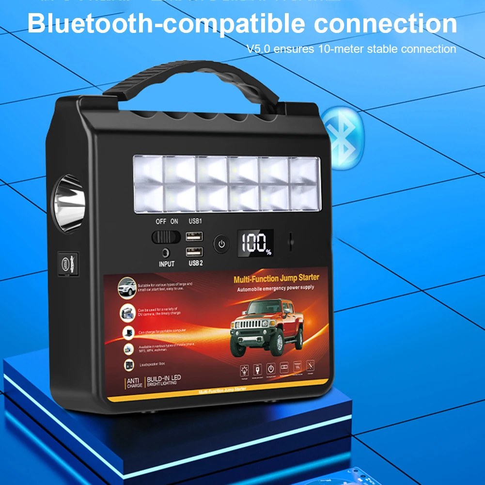 Автомобильное пусковое устройство, бустер с Bluetooth-совместимым динамиком, 20000 Вт мАч, портативный внешний аккумулятор, аварийное зарядное ус...
Автомобильное пусковое устройство, бустер с Bluetooth-совместимым динамиком, 20000 Вт мАч, портативный внешний аккумулятор, аварийное зарядное ус...