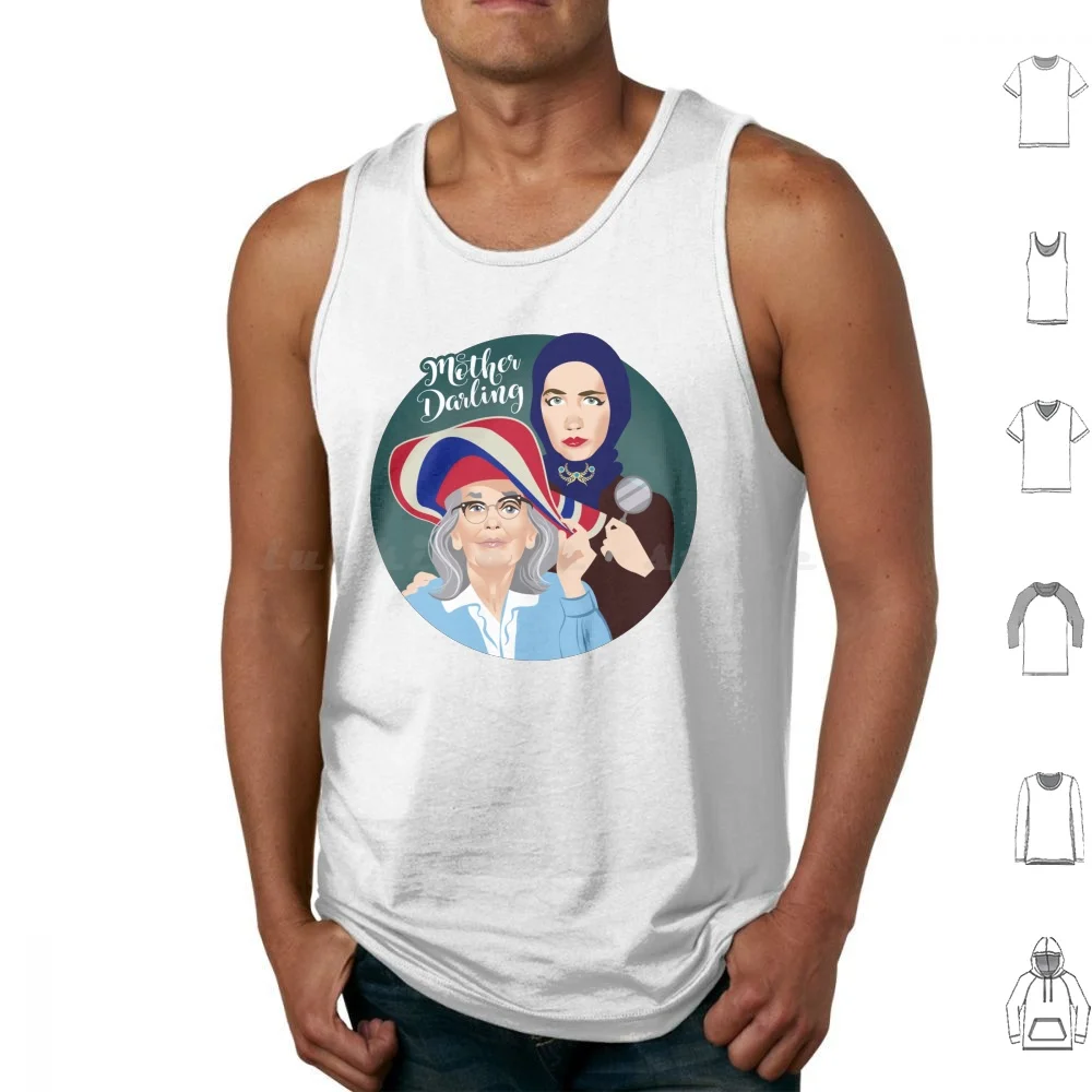 

Mother Darling Tank Tops Print Cotton Alejandro Mogollo Art Alemogolloart Alejandromogolloart