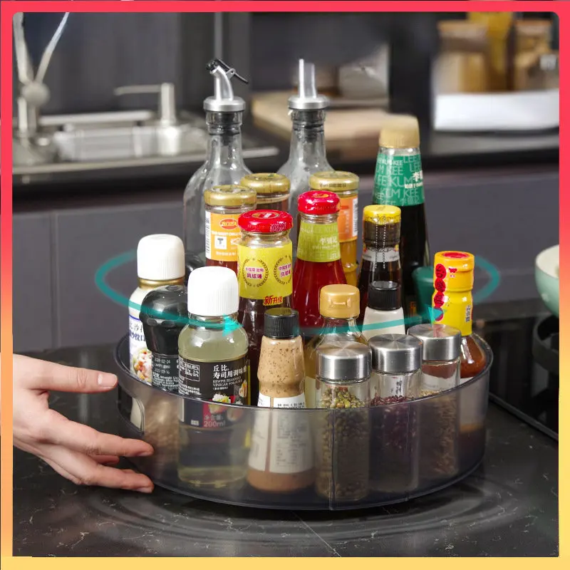 360° Rotating Spice Rack Organizer Seasoning Rack Kitchen Storage Tray Lazy Houseware Bathroom, Cupboards
360° Rotating Spice Rack Organizer Seasoning Rack Kitchen Storage Tray Lazy Houseware Bathroom, Cupboards