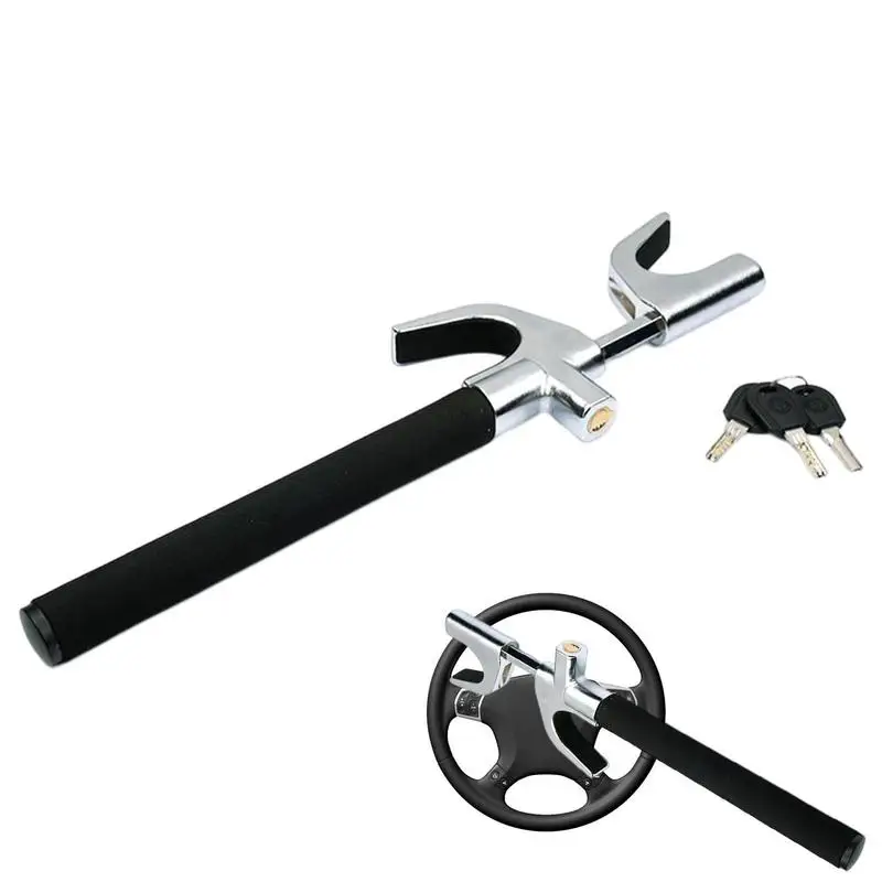 Car Steering Wheel Lock Vehicle Locks Anti Theft Device Universal Fit Adjustable Length Clamp Double Hook Retractable Steering
Car Steering Wheel Lock Vehicle Locks Anti Theft Device Universal Fit Adjustable Length Clamp Double Hook Retractable Steering